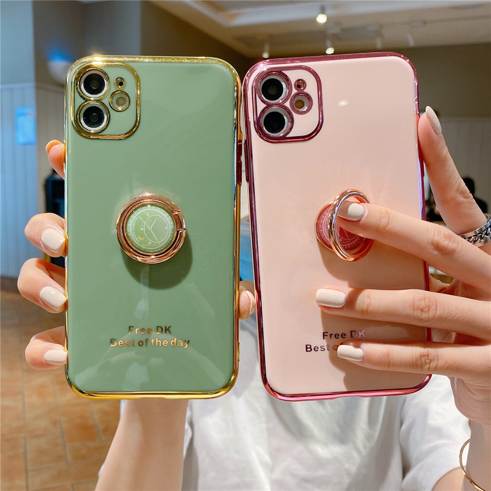 Ốp điện thoại silicone mềm có giá đỡ sang trọng cho Huawei Mate 40 Pro+ Plus 30 20 10 Y8P Y7P Y6P 2020