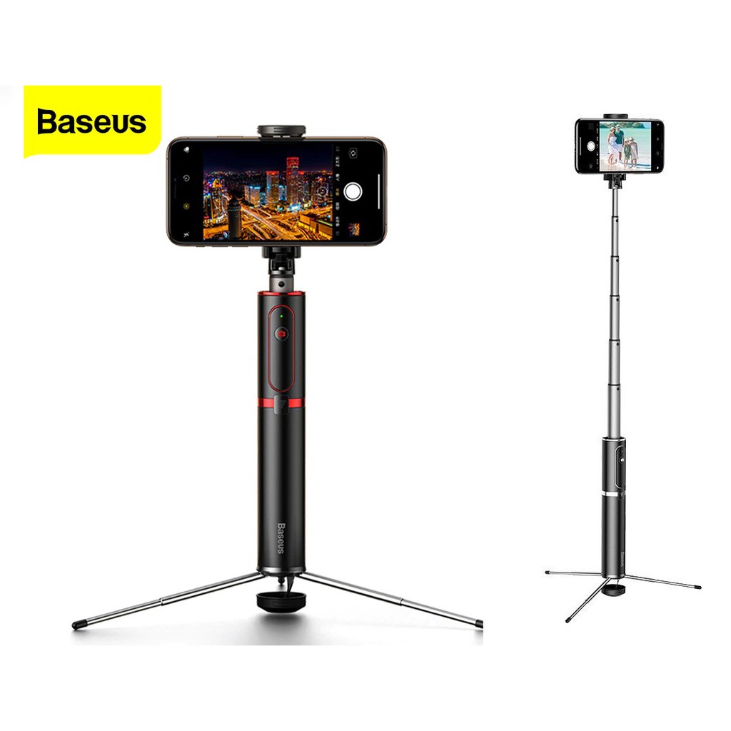 Gậy selfie tích hợp tripod có Remote Baseus Fully folding selfie stick