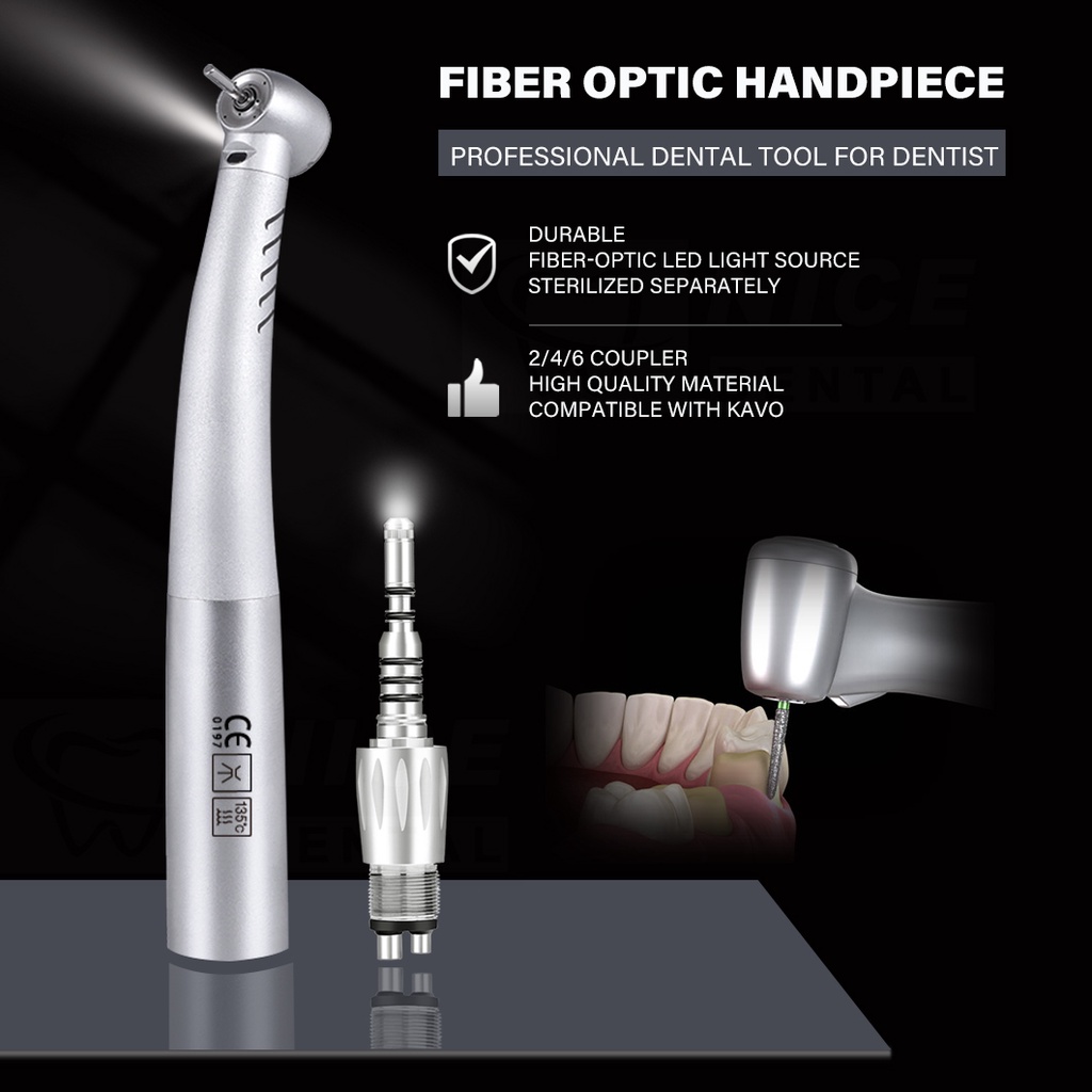 Khớp nối nhanh 6 lỗ tua bin LED sợi quang KAVO phù hợp cho khoa