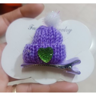 kẹp tóc hình nón trang trí giáng sinh