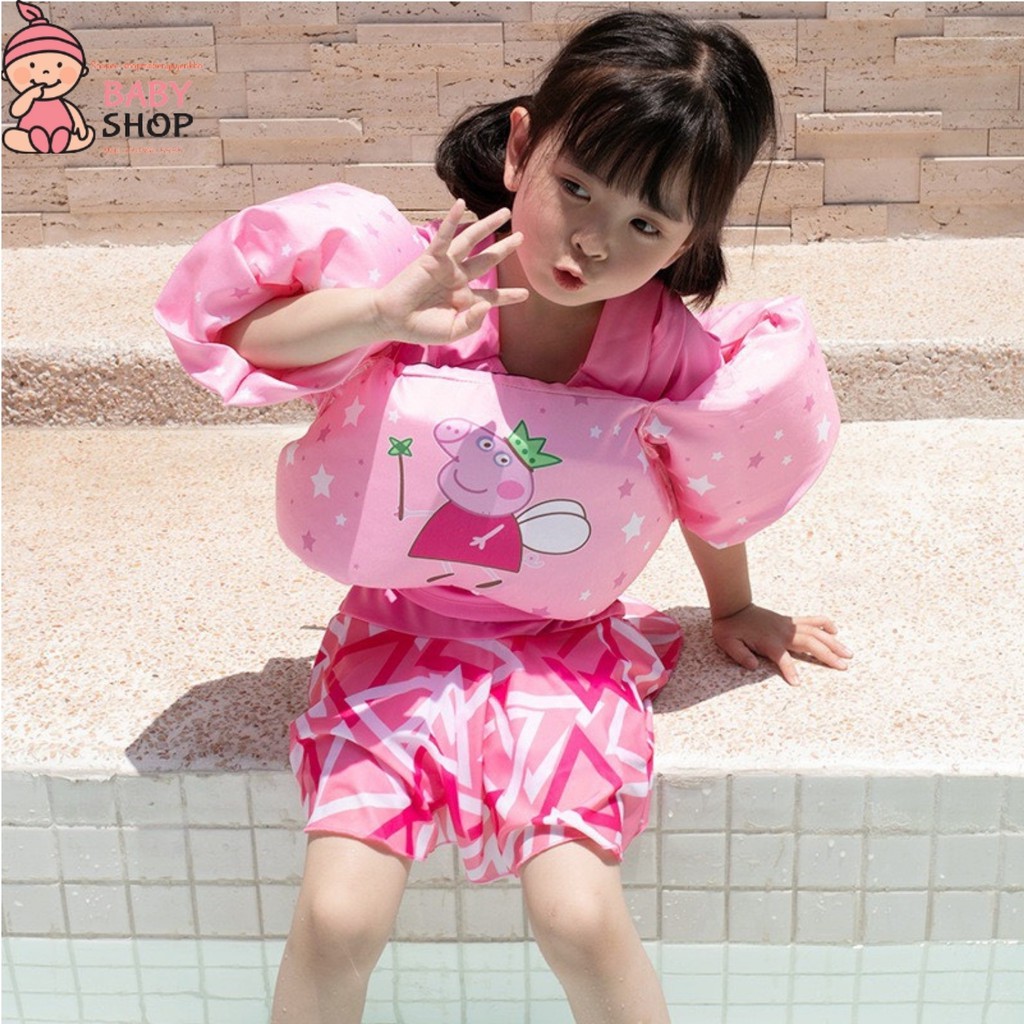 Phao bơi cho bé ,phao tập bơi liền thân trợ nổi đỡ ngực siêu an toàn cho bé Trai - bé Gái