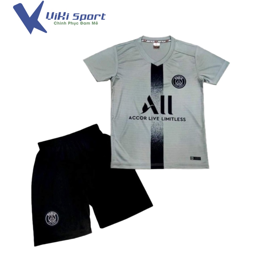 Bộ quần áo đá banh cho bé độ tuổi từ 1 đến 14 tuổi JP02 - ViKi Sport