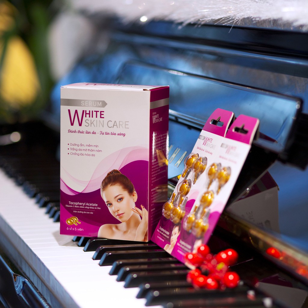 Serum trắng da White Skin Care tinh chất dưỡng ẩm chống lão hoá da mặt và mờ thâm nám - SiMi Beauty | BigBuy360 - bigbuy360.vn