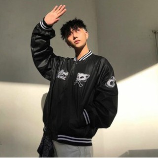Áo Khoác Bomber Skull World Chất Vải Xịn Xò Siêu Ngầu - Shop3nunisex