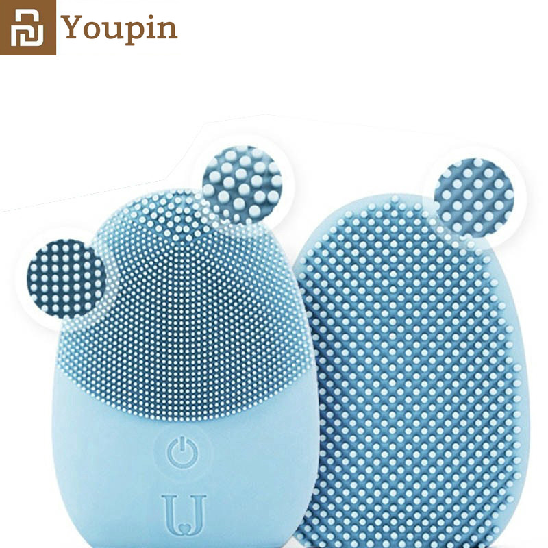 Máy Rửa Mặt Mini Youpin Bằng Silicone Chống Thấm Nước Làm Sạch Sâu