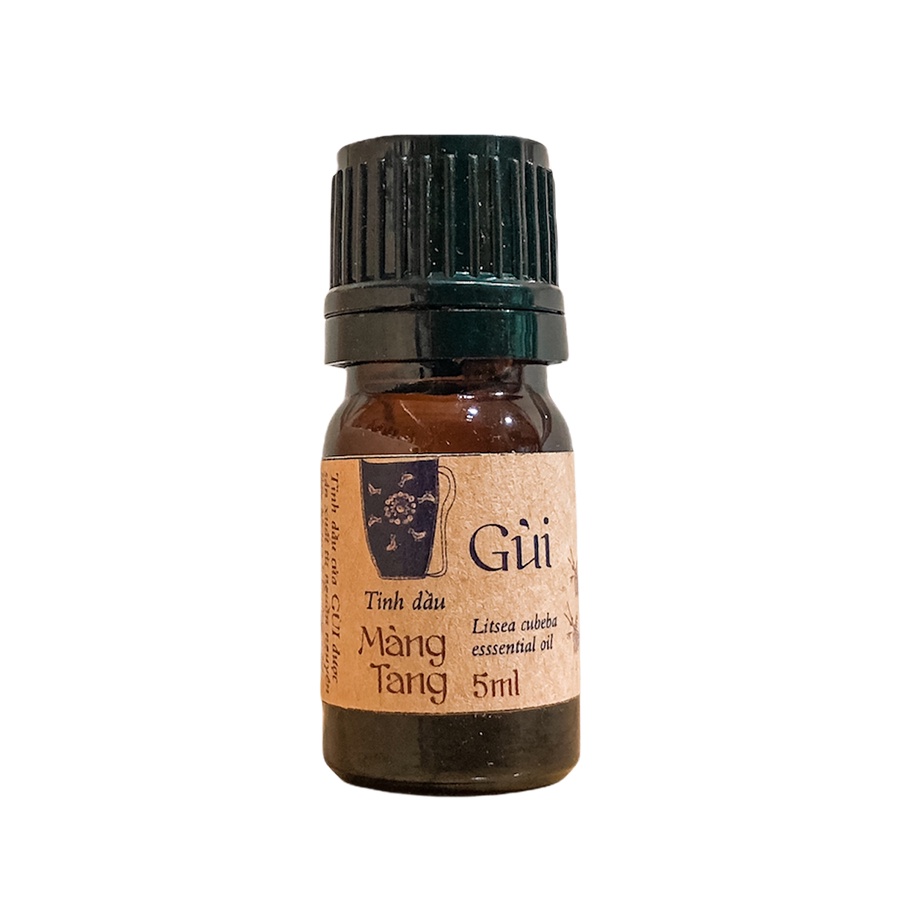 Tinh dầu thiên nhiên (Gùi) - 5ml | sả chanh, màng tang, bạc hà, chùa dù, quế