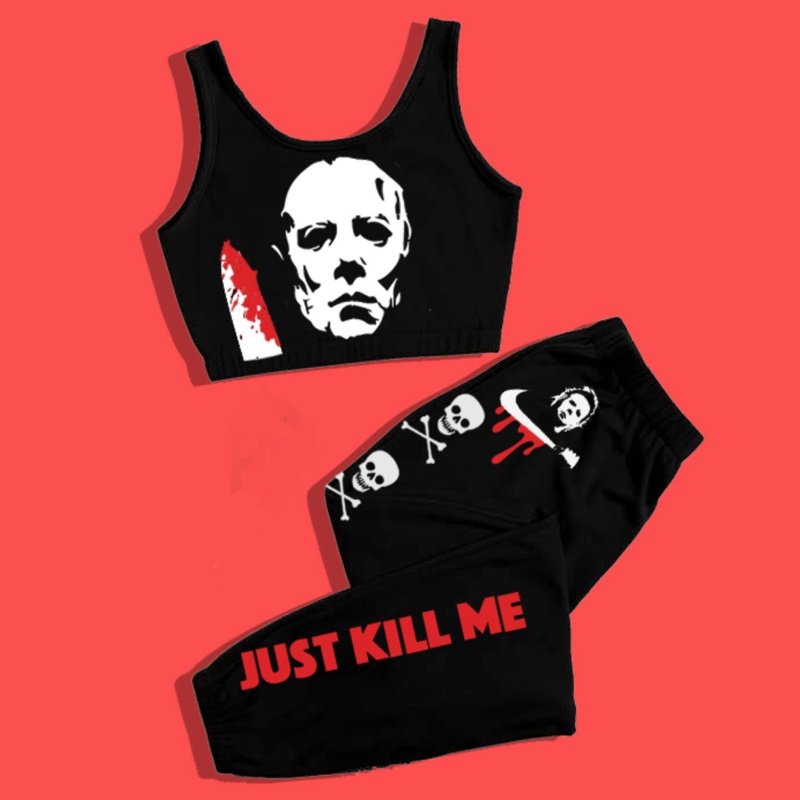 Bộ Bikini Hai Mảnh Nâng Ngực Phong Cách Punk Gợi Cảm Cho Nữ