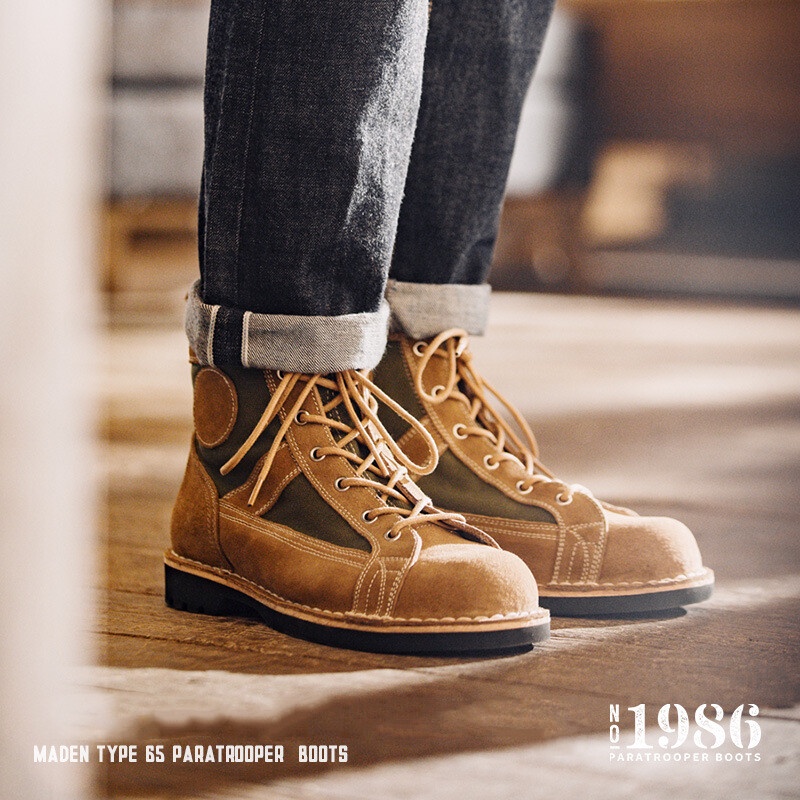 Giày bốt da MADEN mũi tròn 65 loại phong cách cổ điển thời trang thu đông 2022 cho nam