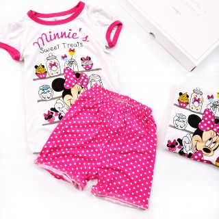 Set bộ mickey_Minnie quần chấm bi