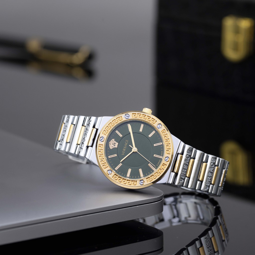 [Siêu Phẩm 2021] Đồng hồ nữ Versace đính đá full kim loại cao cấp, bảo hành 12 tháng