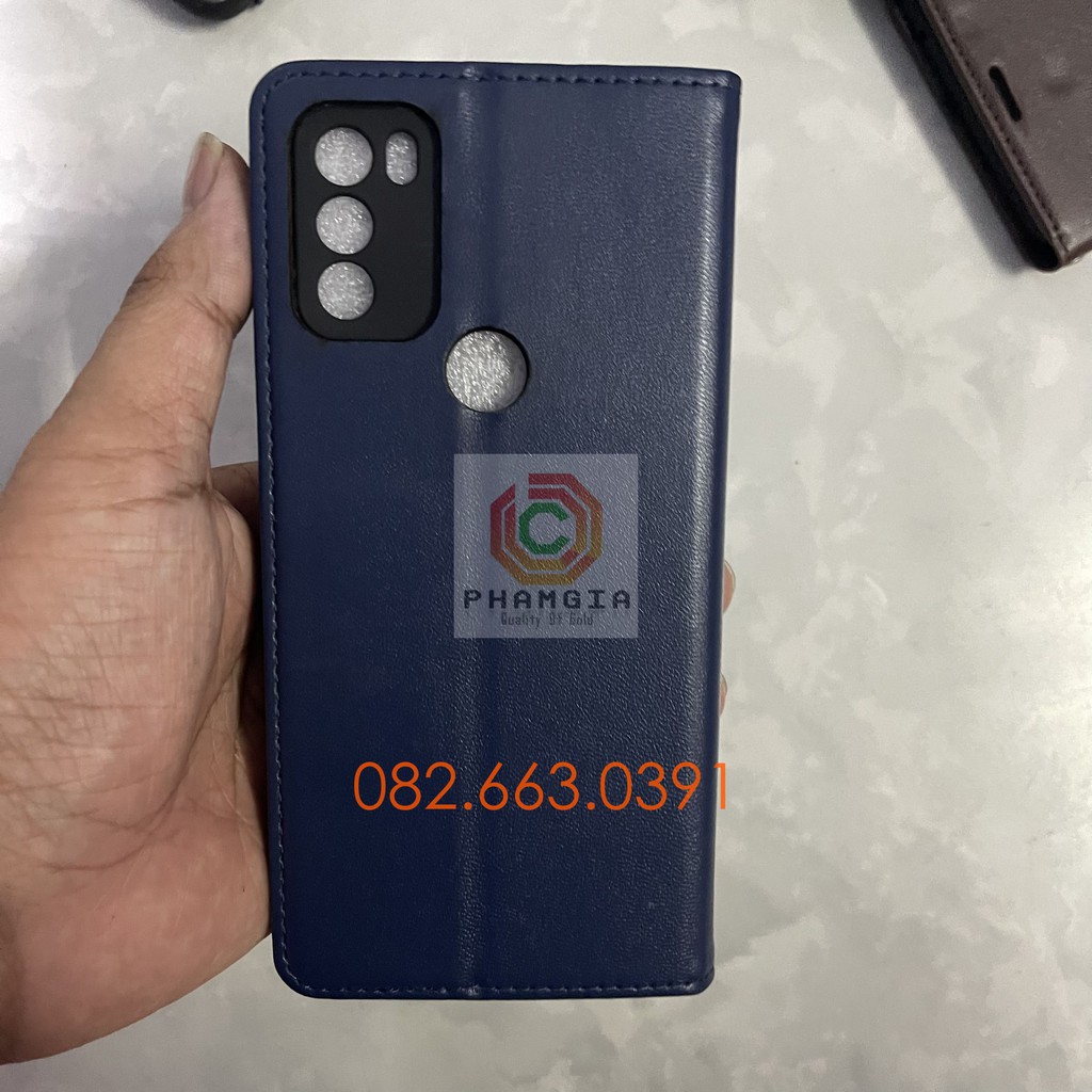 Bao da Vsmart Star 5 chất liệu da sang trọng, có ngăn đựng thẻ siêu tiện lợi