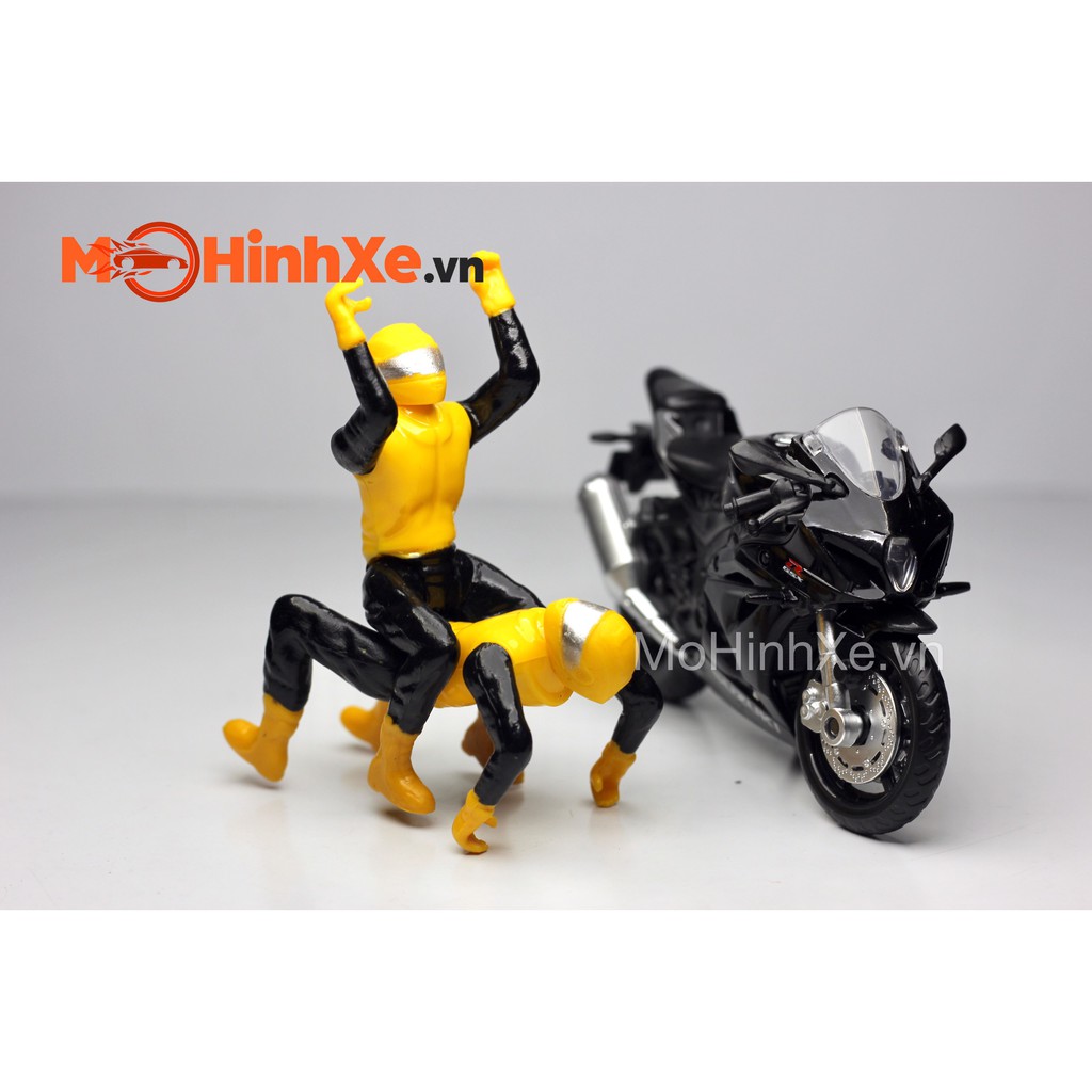 MÔ HÌNH XE SUZUKI GSX-R1000 KÈM FIG 1:18 MSZ