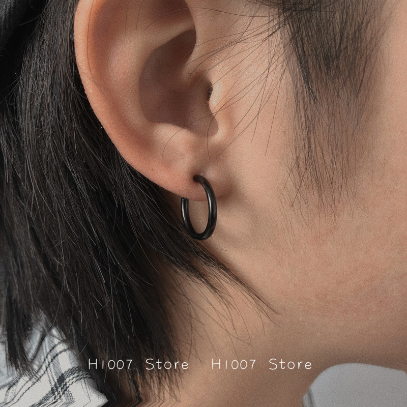 Bông Tai Dạng Kẹp Chất Liệu Thép Titan Phong Cách Thời Trang 19179