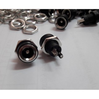 50 cái Jack cắm DC 5.5 x 2.1mm (có răng vặn ốc)