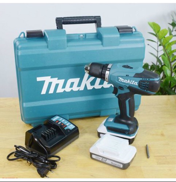 Máy khoan và vặn vít dùng pin 18V MAKITA DF457DWE ( Chính Hãng)