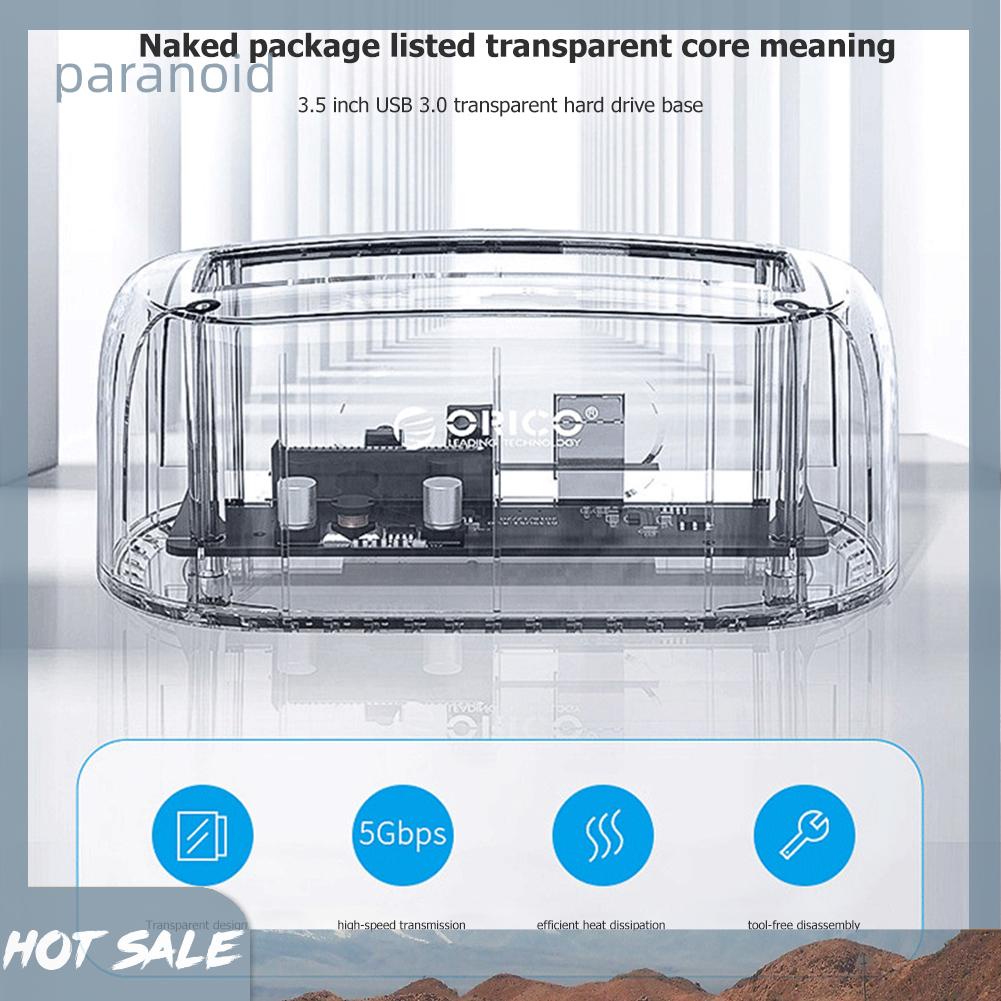 Ổ Cứng Ngoài Paranoid ORICO 6139U3 USB3.0 Type-B Sang 2.5 / 3.5 inch SATA HDD SSD Station | BigBuy360 - bigbuy360.vn