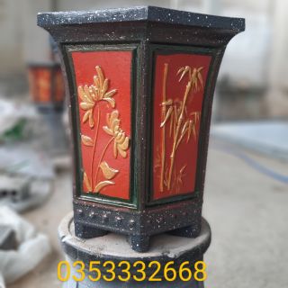 Khuôn đúc chậu ABS hình ống cao 33cm