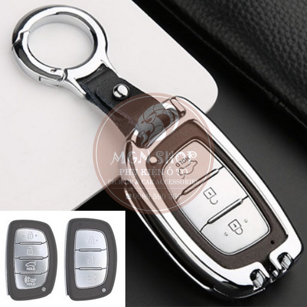 [Ốp chìa khóa] [Hyundai Grand I10] [Hyundai Elantra] [Hyundai Tucson] hợp kim