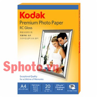 GIẤY IN ẢNH KODAK PHOTO PAPER A4 - ĐỊNH LƯỢNG 270GAM