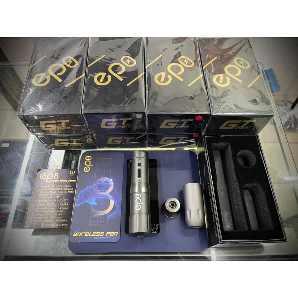 Máy xăm tattoo_ava GT pen không dây ep8