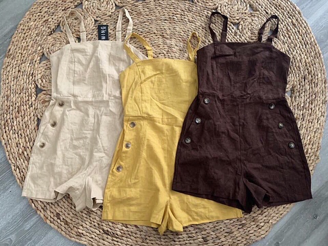 Jumpsuit smocking hiệu Timing xuất xịn