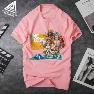 One Piece -- Áo Thun unisex In Đội Mũ Rơm