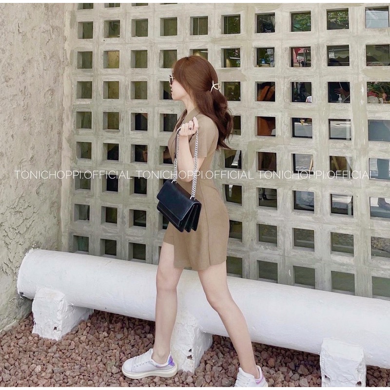 Váy liền thân cổ vest  hàng QCCC chất đẹp lịm người | BigBuy360 - bigbuy360.vn