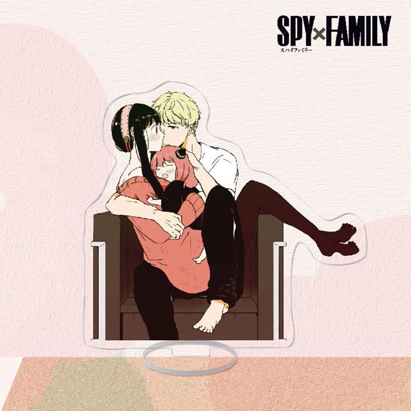 Mô Hình Nhân Vật Loid Anya Yor Bond Trong Spy X Family Đứng Bằng Acrylic Làm Quà Tặng Halloween