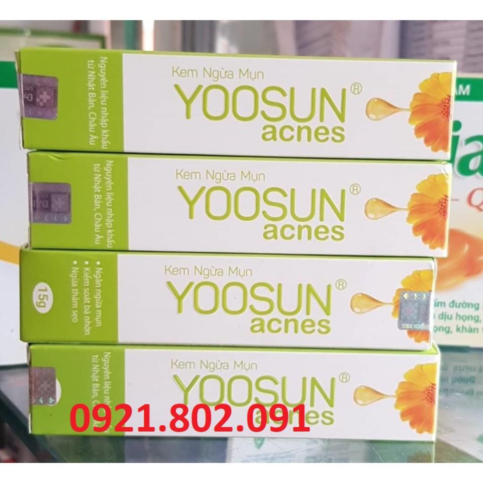 kem ngừa mụn yoosun acnes tube 15gr