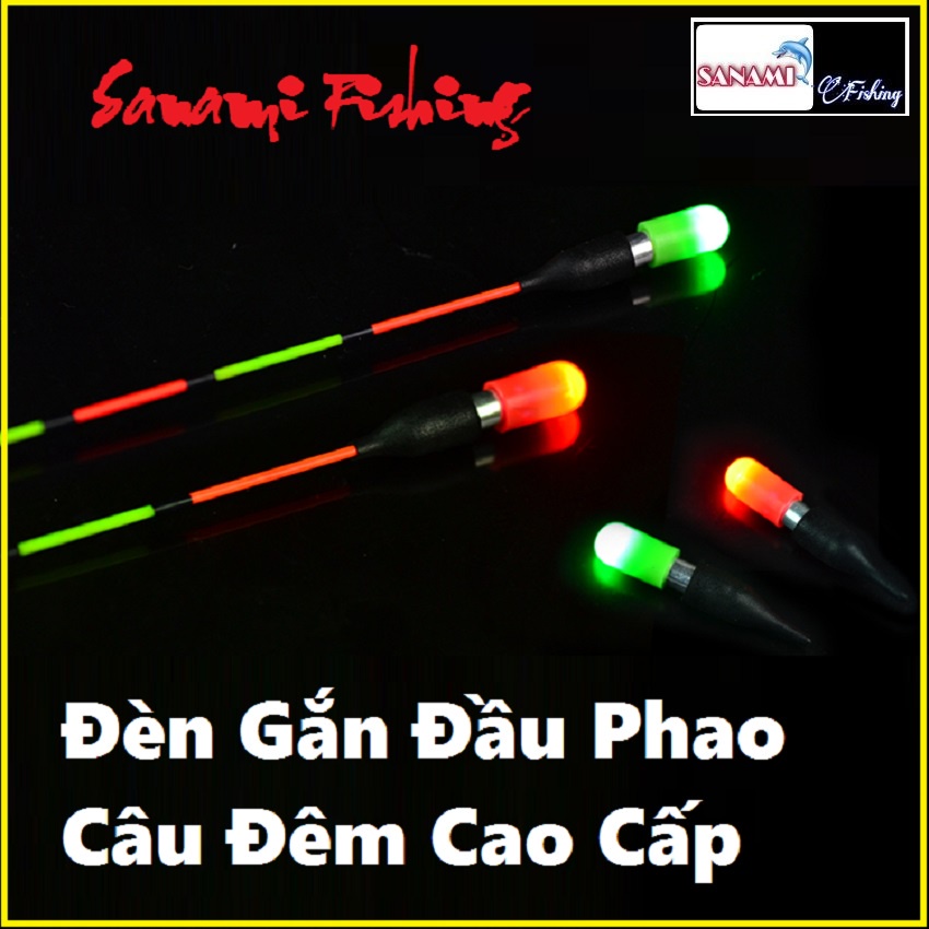 Đèn LED Cắm Phao Câu Đài Sanami Fishing[ 1 Bảng 2 bộ ] chuyên để câu đêm PC-10