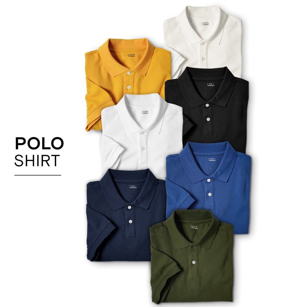 - Áo thun nam POLO trơn vải cá sấu cotton cao cấp ngắn tay cực sang trọng !