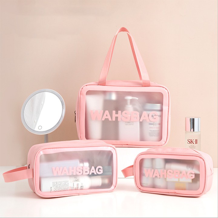 MVP2288 Set 3 Túi đựng mỹ phẩm/ Đồ trang điểm du lịch chống thấm nước Washbag - Hàng đẹp