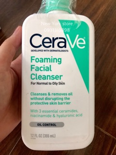 Sữa rửa mặt Cerave 355ml USA