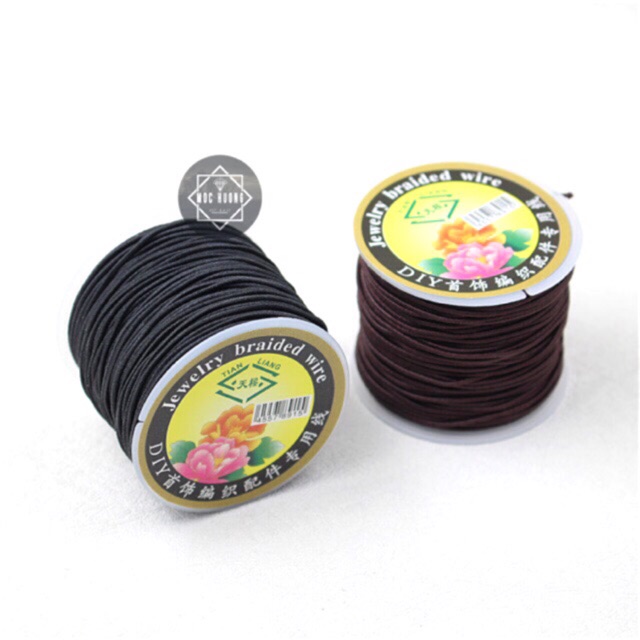 [Mã FAMAYFA giảm 10K đơn 50K] Dây dù co dãn xâu vòng gỗ