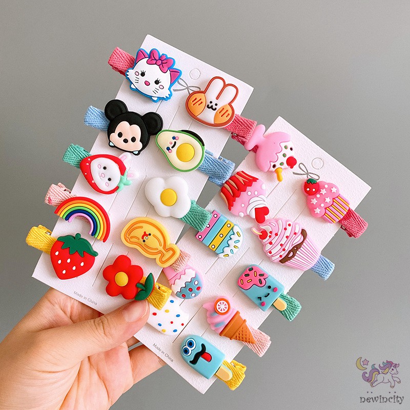 10 kẹp kiểu hoạt hình xinh xắn đáng yêu dành cho bé