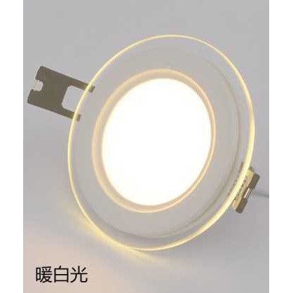 đèn led âm trần kính 6w