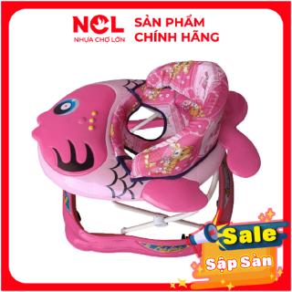 [ Giao nhanh trong ngày ] Xe tập đi Nhựa Chợ Lớn L3 Con Cá (Có nhạc) - M1396B-XTĐ