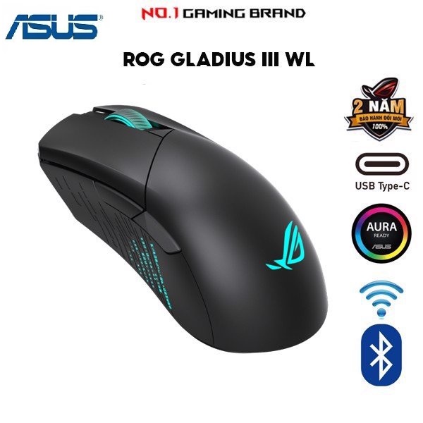 Chuột Gaming ASUS ROG Gladius III Wireless