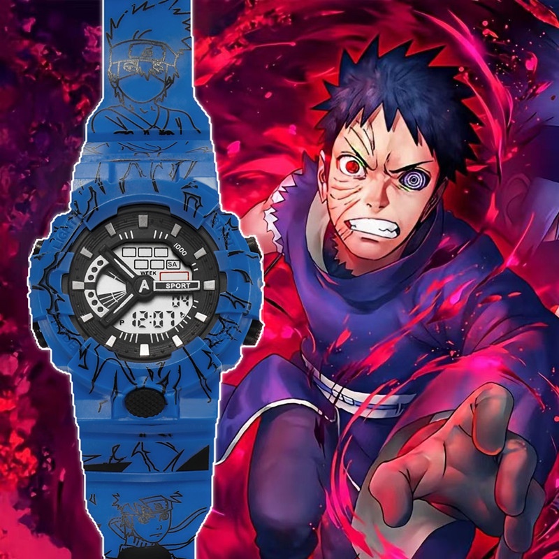 Đồng Hồ Báo Thức Điện Tử Dạ Quang NS3 Naruto Uzumaki co Cho Trẻ Em