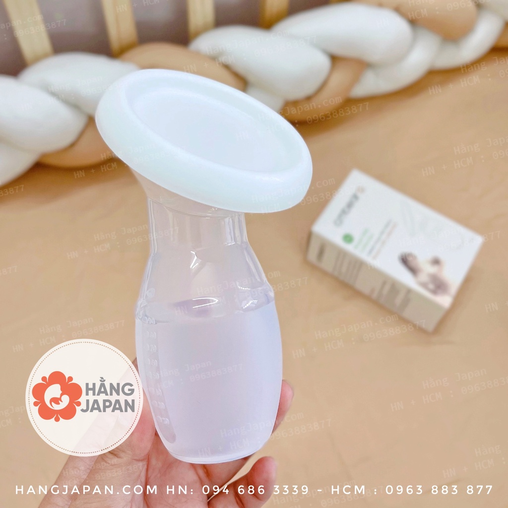 Cốc Hứng Sữa Silicon Cmbear cao cấp an toàn và tiện lợi cho mẹ bỉm sữa