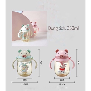 Bình tập uống con Heo đáng yêu