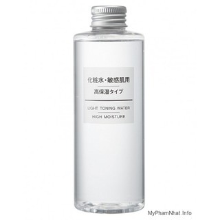 Nước hoa hồng Muji Light Toning Water High Moisture 200ml