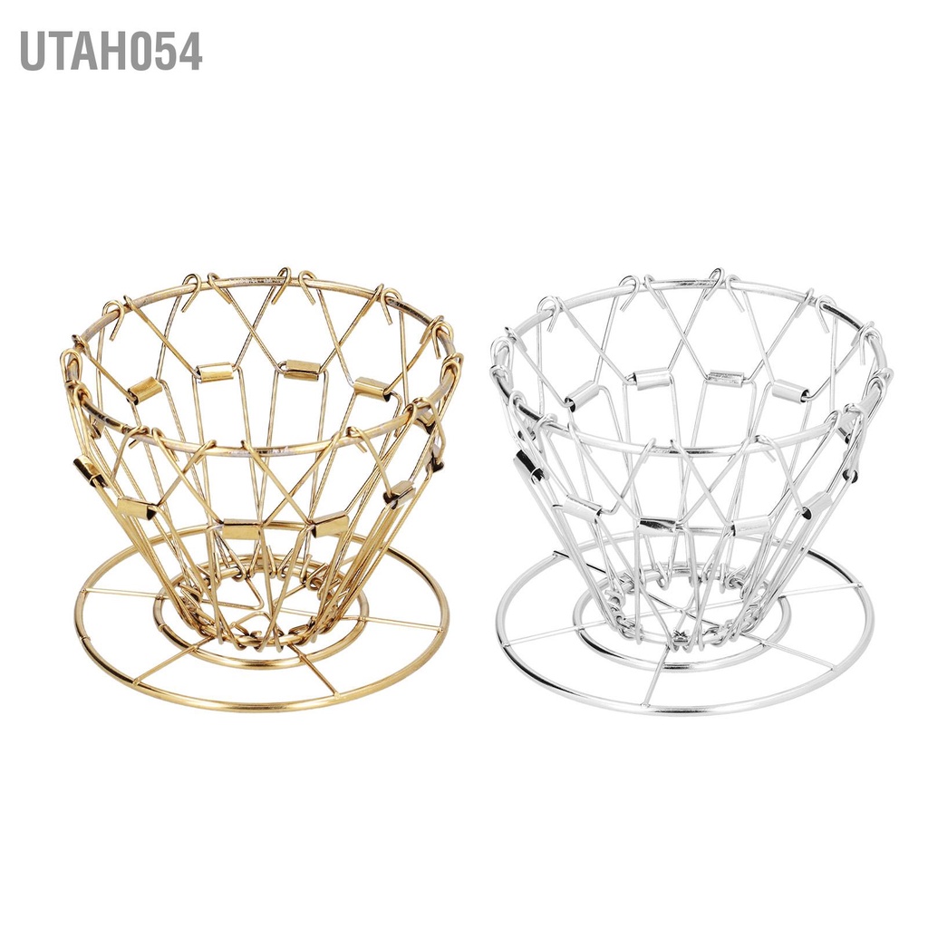 Giá Đỡ Bộ Lọc Cà Phê Nhỏ Giọt 3 Lỗ Bằng Thép Không Gỉ Có Thể Gập Lại