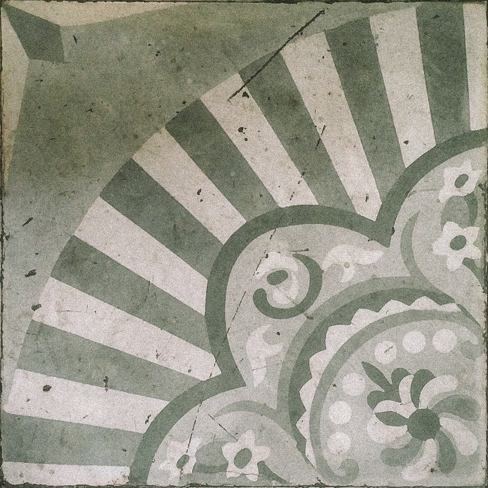 Decal họa tiết gạch bông - theo nguyên mẫu gạch bông phố cổ Hà Nội