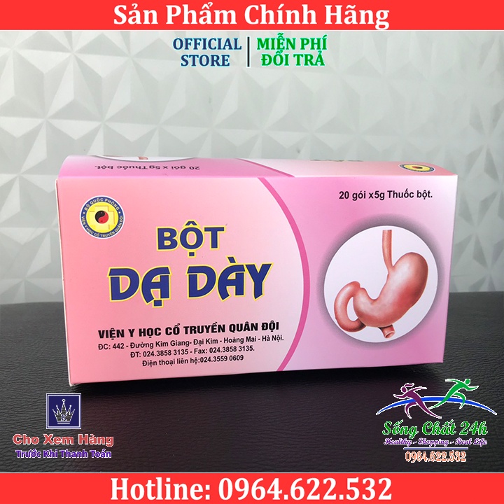 Bột Dạ Dày Viện Y Học Cổ Truyền Quân Đội - Sống Chất 24h