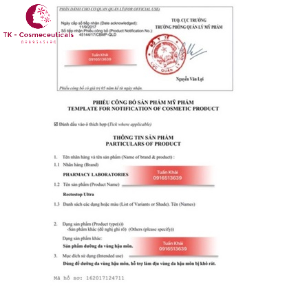 Rectostop Ultra - Kem Bôi Trĩ Nội, Trĩ Ngoại, Phụ Nữ Mang Thai, Sau Sinh - 50ml