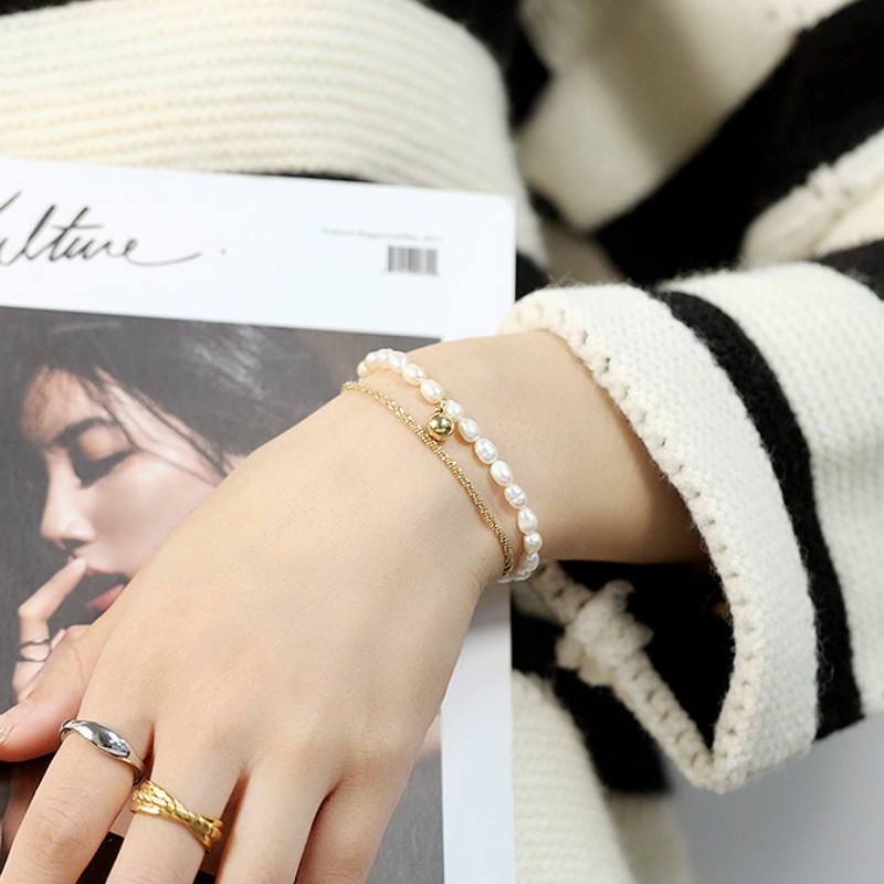 Lắc Tay Titan Ko Rỉ 2 Tầng TT 4136