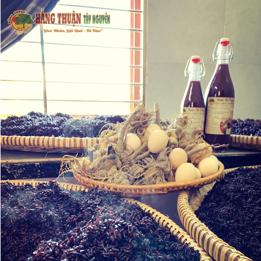 Cốt Nếp Than Trứng Gà Ta Hằng Thuận Tây Nguyên [ 1 lít ]