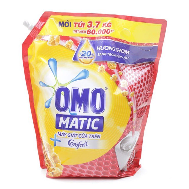 Nước giặt OMO Matic 3,7kg (Túi)