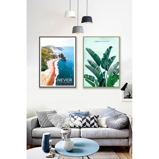 Bộ 2 tranh canvas treo tường theo yêu cầu khách TTC1612 - 30 x 45 cm x 2 tranh